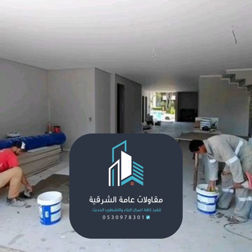 مختص تركيب بلاط بدقة عالية