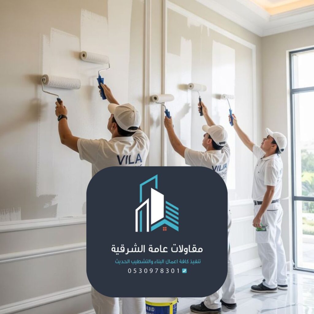 فريق دهان محترف في الدمام